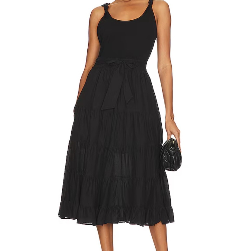 Paige | Samosa Dress in Black | Elegant Black Sleeveless Dress